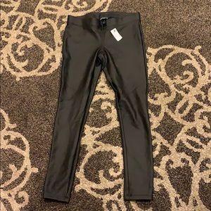 Express faux leather legging NWT size M